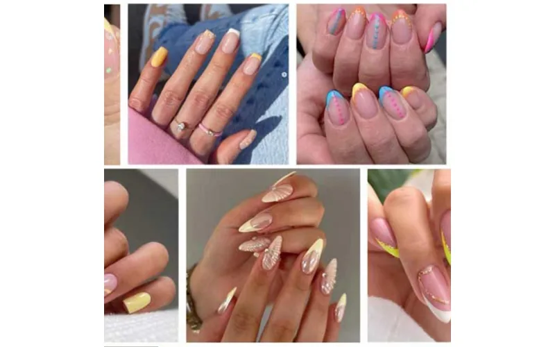 St Future Nude French Thematic Press-On Nails