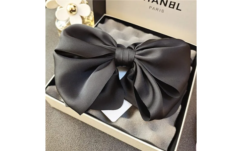 St Future Lightweight Chiffon Double-Bow Hair Clip