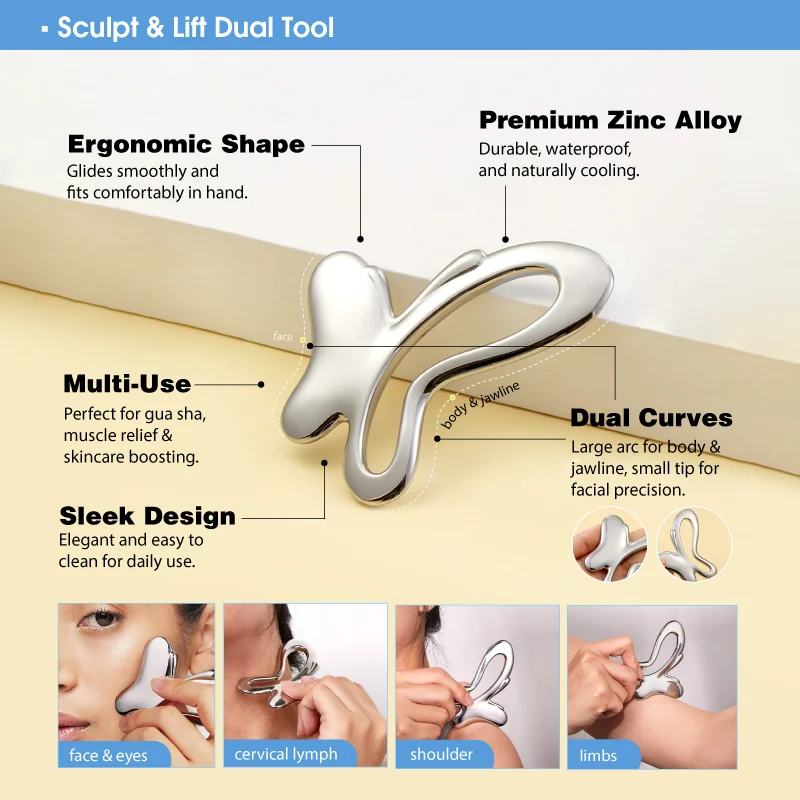 St Future Metal Massage Collection Multifuncional Massage Tool Vital Point