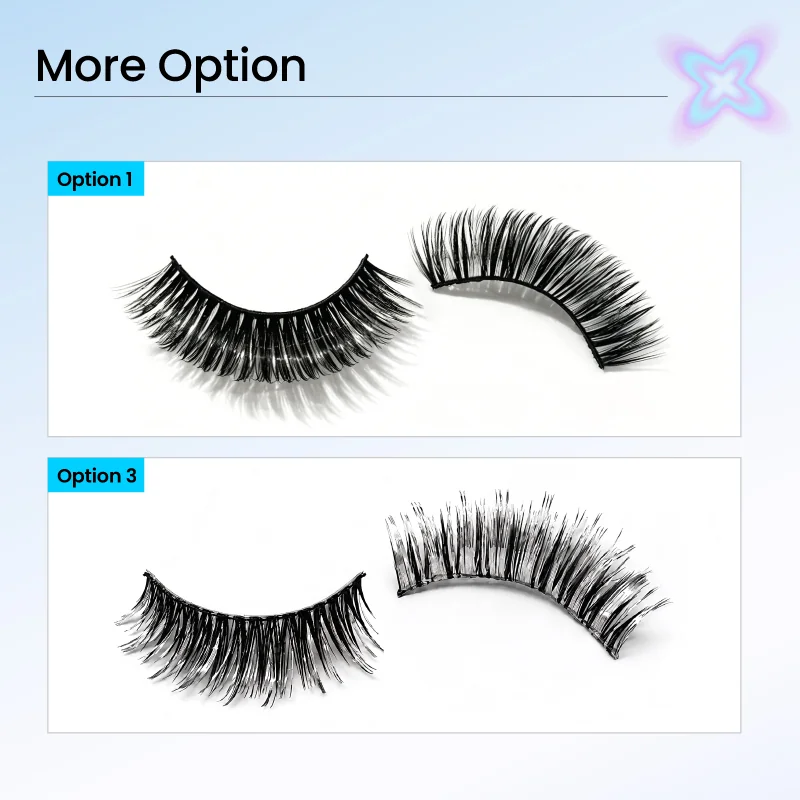 St Future Ultra-Light Silver Shimmer Strip Lashes