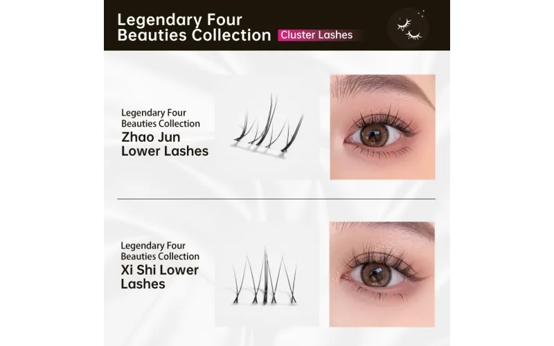 St Future Lower Lash Collection with Clear Band