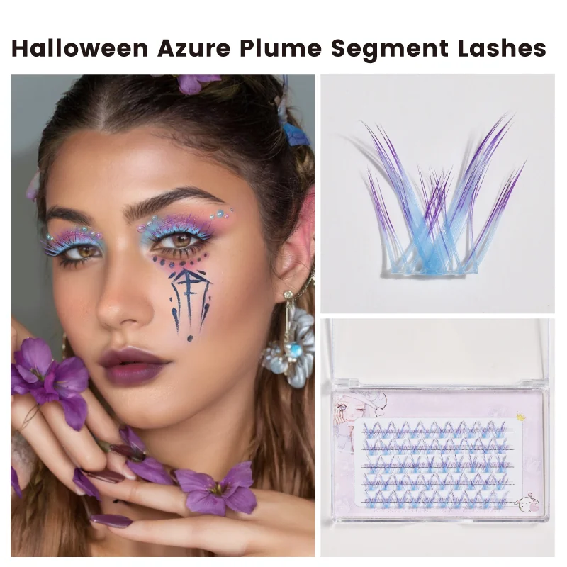 St Future Party-Ready Mixed-Color Segment Lashes