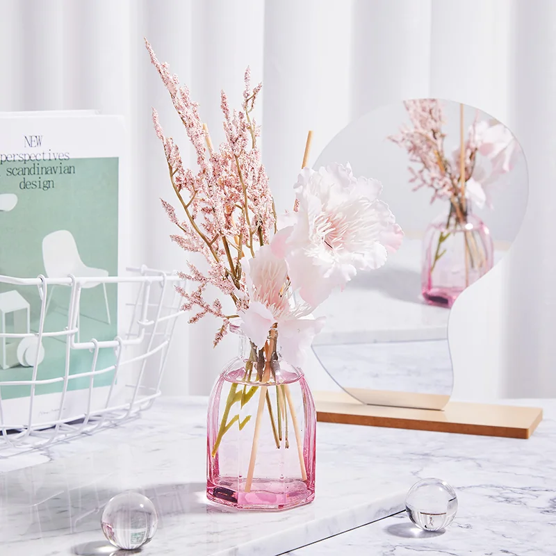 Artificial flower reed diffuser