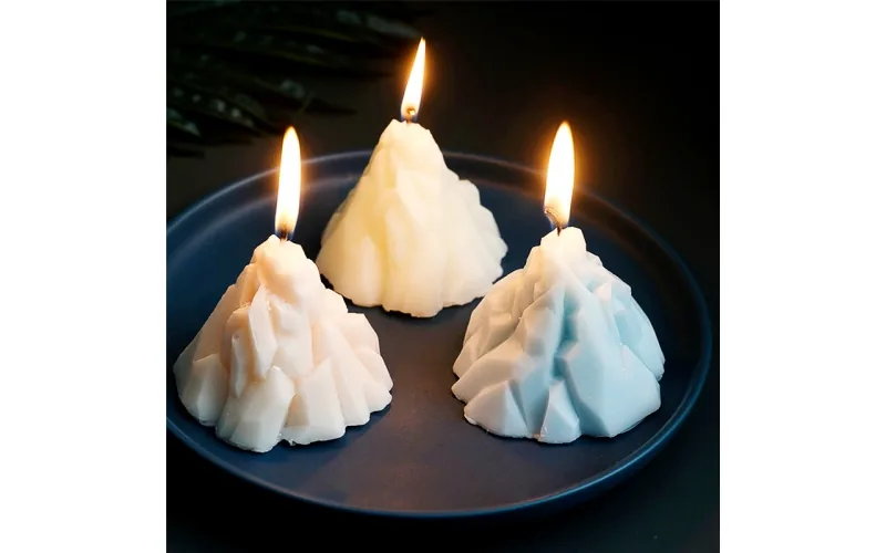Iceberg shape candle