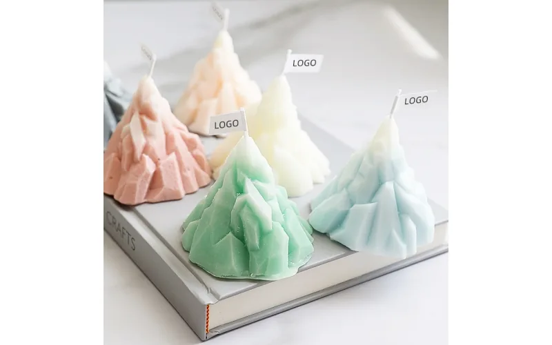 Iceberg shape candle