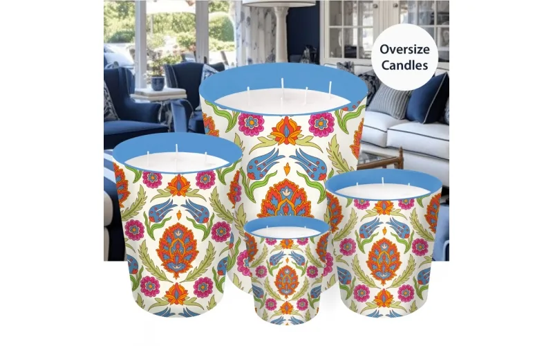 St Future Oversize Floral Candles: Add a Burst of Bohemian Charm to Your Home Luxurious scented candles production manufacturer