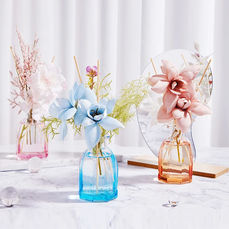 Artificial flower reed diffuser