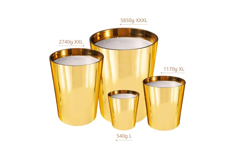 ST FUTURE Luxury Gold Oversize Candles: Opulent Ambience Creator distributor  industrial