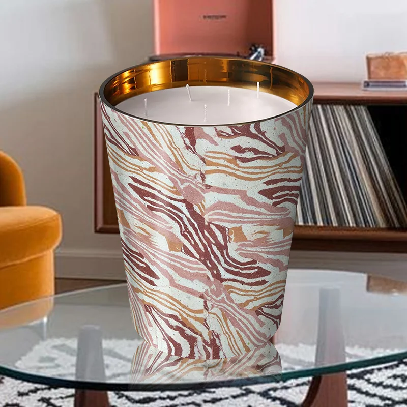 ST FUTURE, Oversize Candles, Cosmic Sands Amber Infusion - Luxury Long-Burn Candle in Oversized Jar, OEM / ODM