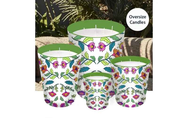 St Future Oversize Floral Candles: Add a Burst of Bohemian Charm to Your Home Luxurious scented candles production manufacturer