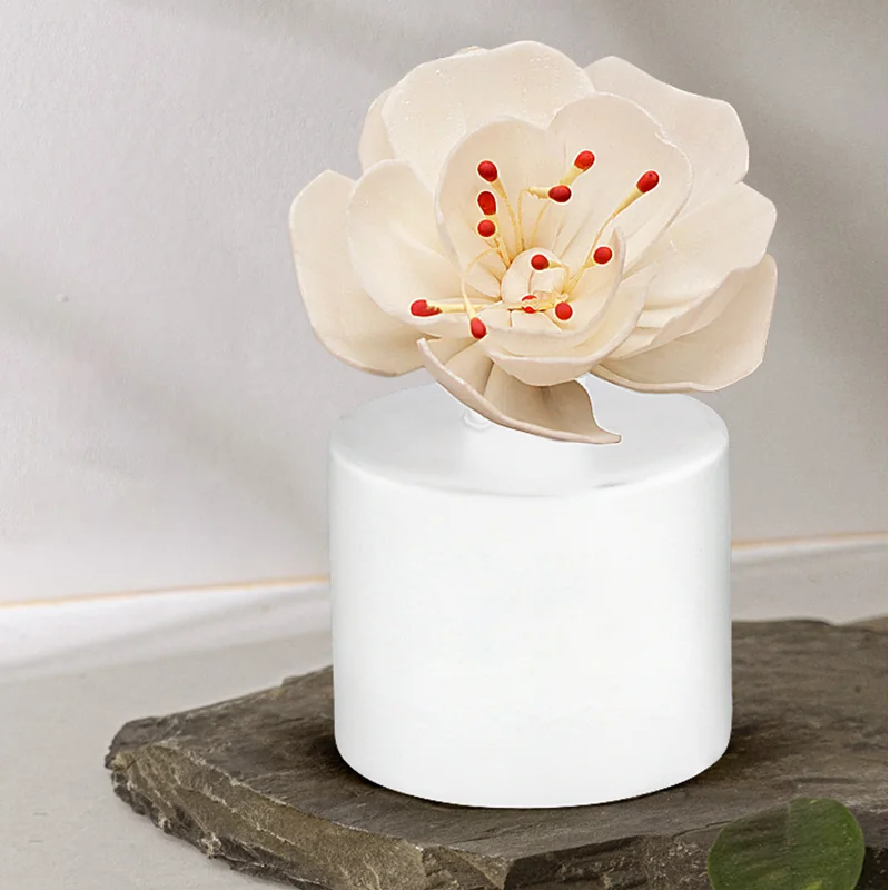 Flower reed diffuser set
