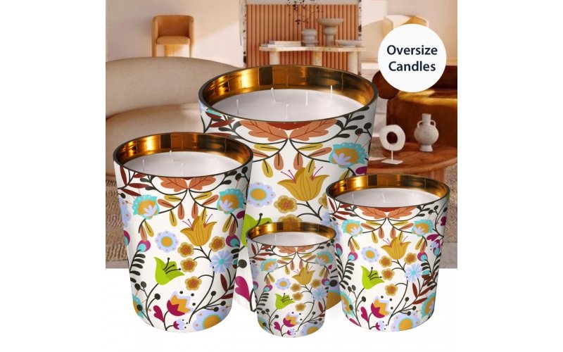 St Future Iridescent Oversize Candle Set Luxurious scented candles production manufacturer