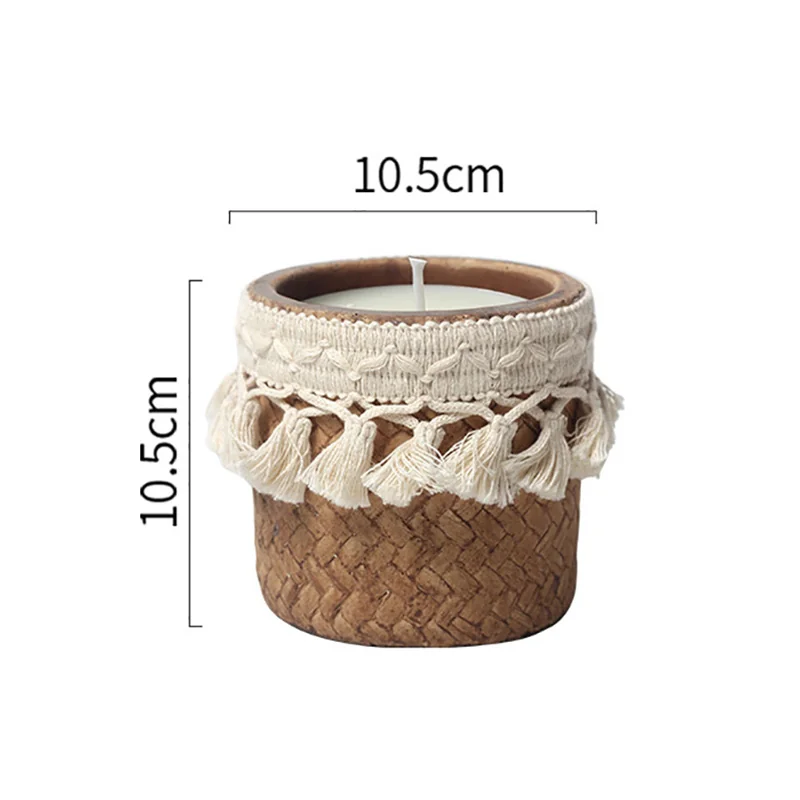 Bohemia style jar candle