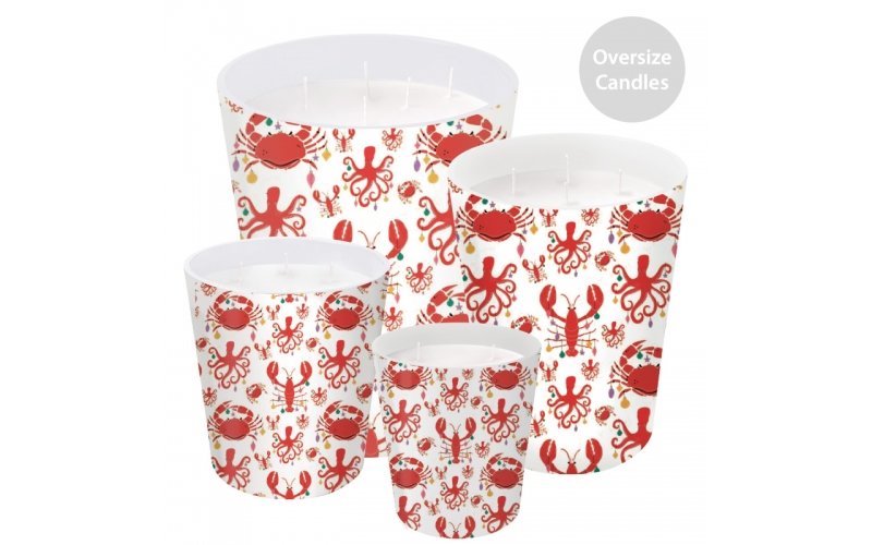 ST FUTURE Playful Red Sea Creature Oversize Candles Luxurious scented candles distributor quotation