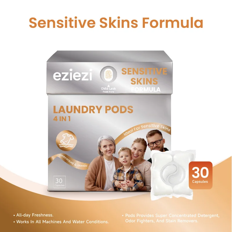 St Future 4 IN 1 LAUNDRY PODS Sensitive Skins Formula 30 Capsules industrial 30 Capsules quotation OEM / ODM