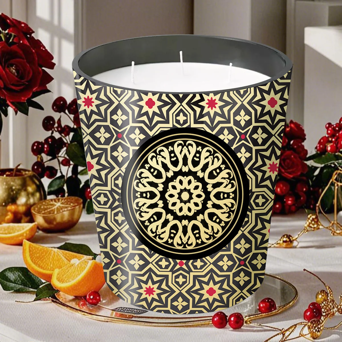 ST FUTURE, Oversize Candles. StellarSands Amber Essence Grande Candle - Luxe Aroma Collection, manufacturer