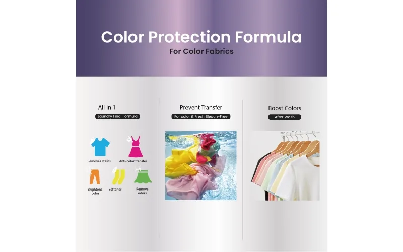 St Future 4 IN 1 LAUNDRY PODS Color Protection Formula 30 Capsules industrial 30 Capsules quotation OEM / ODM