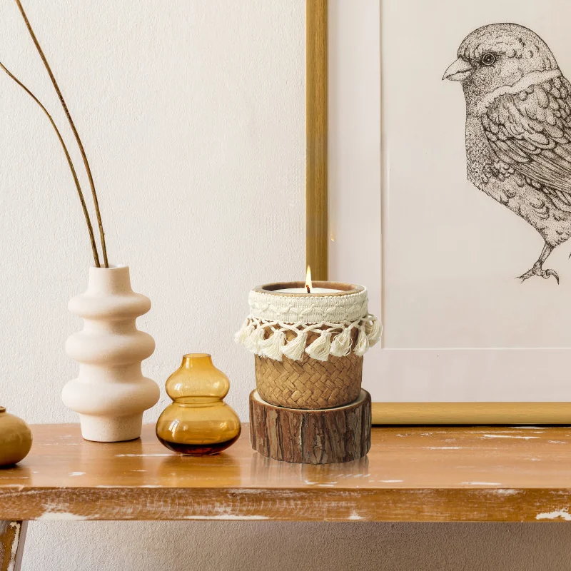 Bohemia style jar candle