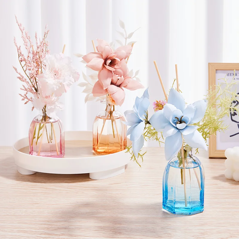 Artificial flower reed diffuser
