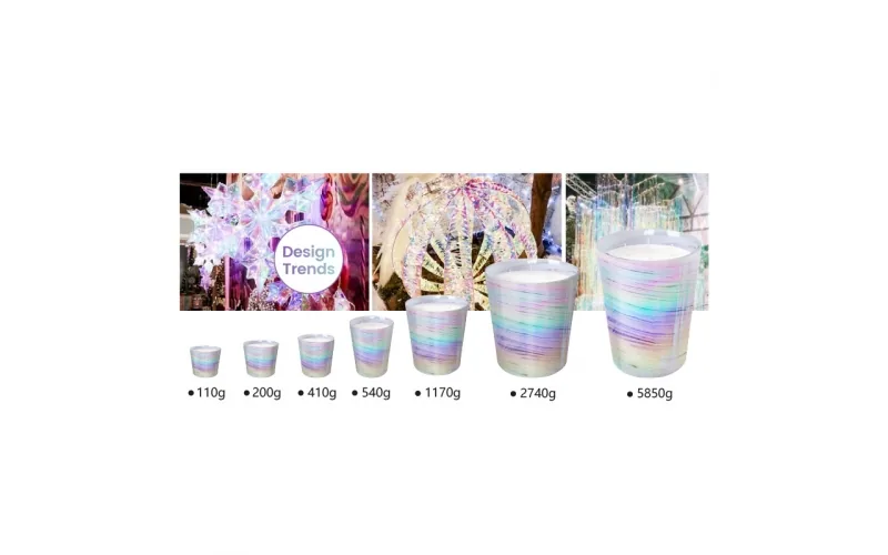 St Future Iridescent Oversize Candle Set manufacturer OEM / ODM