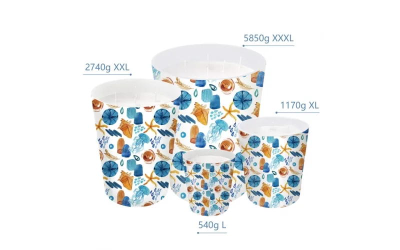 ST FUTURE Oceanic Watercolor Oversize Candles Luxurious scented candles ccsupplier manufacturer