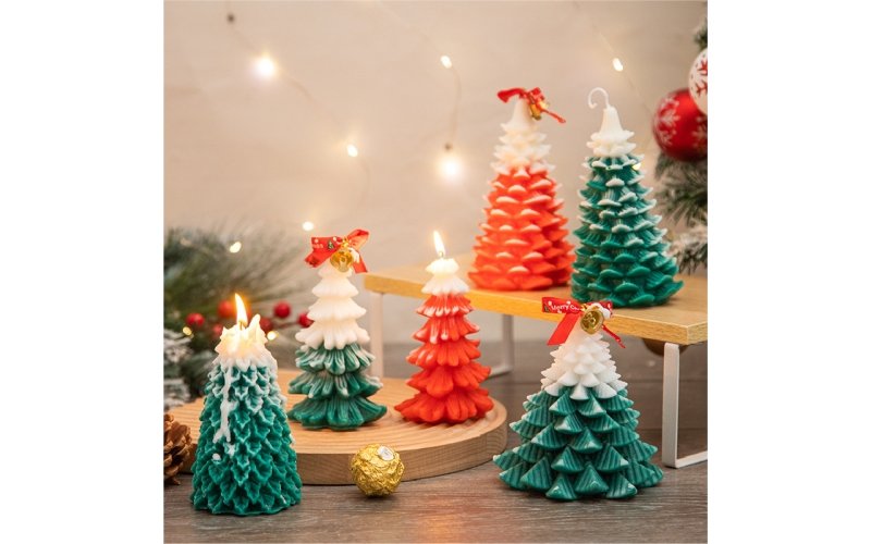 St Future Christmas Series Decorative Sculpture Candles