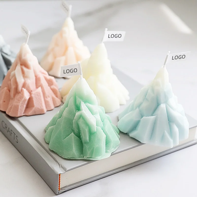 Iceberg shape candle