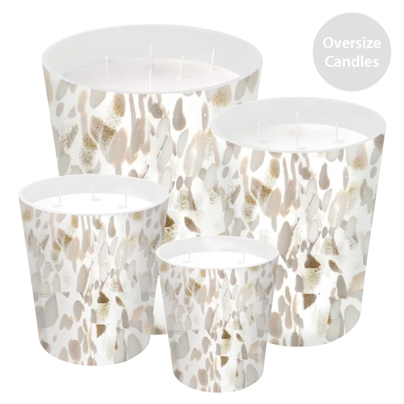 ST FUTURE Optical Art Patterned Candle Holders Luxurious scented candles ccsupplier manufacturer