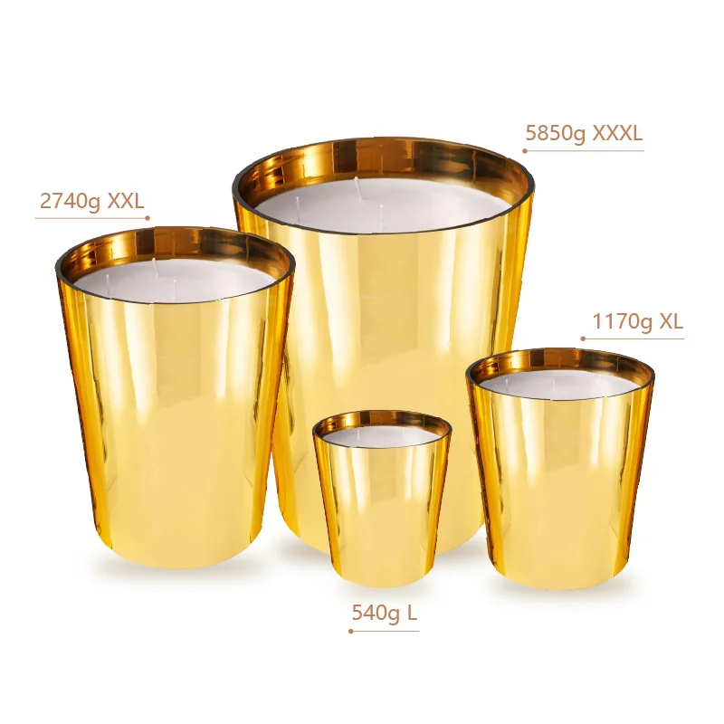St Future Westin -Refresh Luxury Candle Oversized Large XXL Highly concentrated High-capacity classic gold Metallic color design  Multifunction home aroma