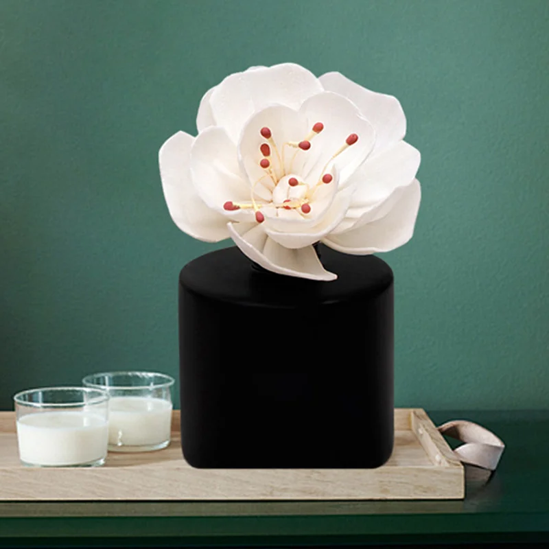 Flower reed diffuser set
