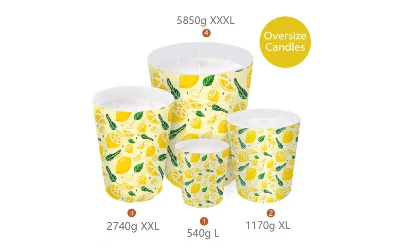 St Future Bougies géantes Citrus Bliss Serenity, distributeur
