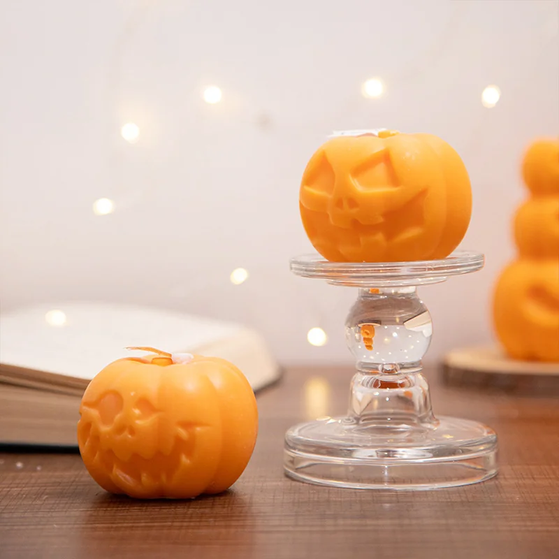 Bougie citrouille d'Halloween
