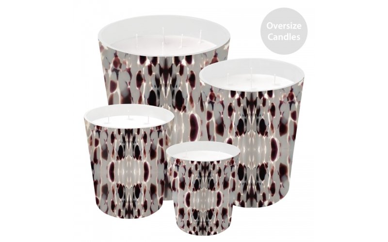 ST FUTURE Oversize Leopard Design Candles Luxurious scented candles ccsupplier manufacturer