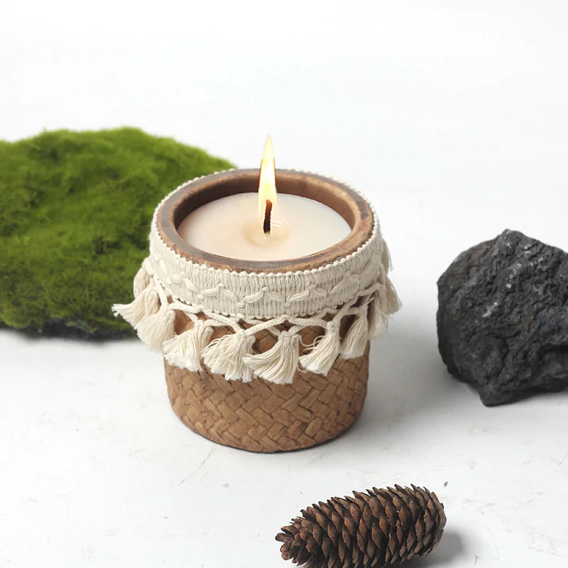 Bohemia style jar candle