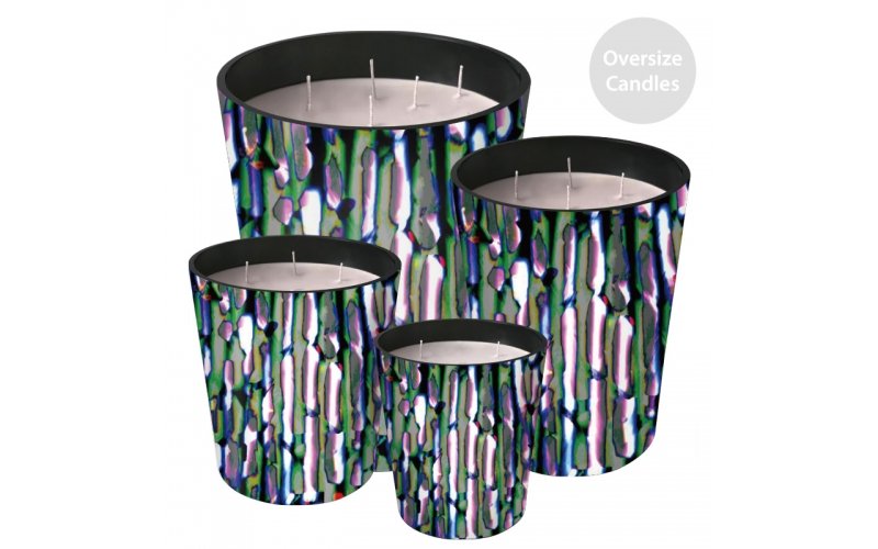 ST FUTURE Psychedelic Striped Oversize Candle Jars - Artistic Home & Event Decor ccsupplier manufacturer