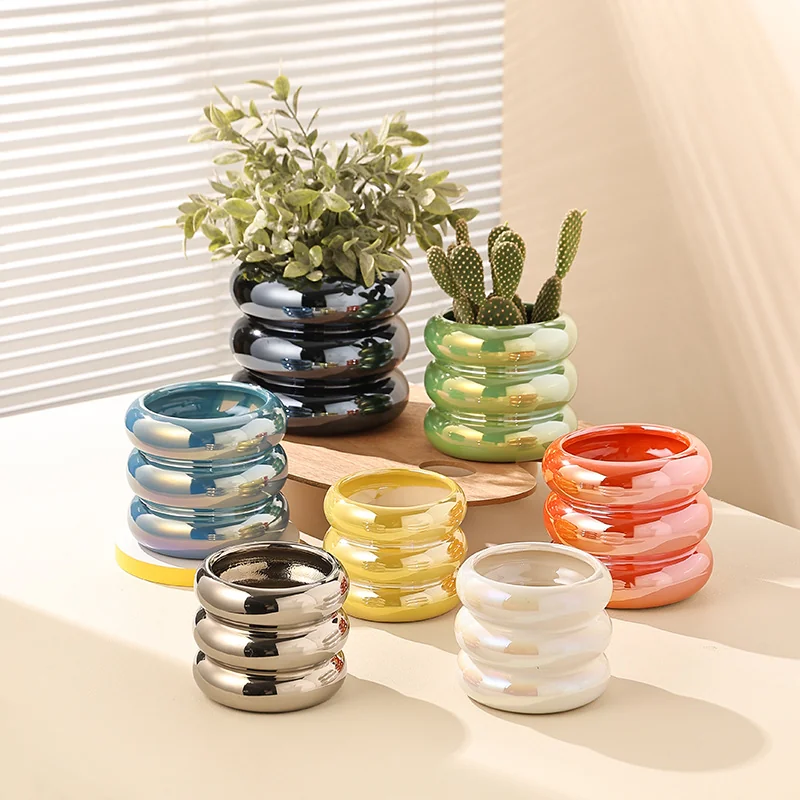 Bubble ribbed glass soy candles