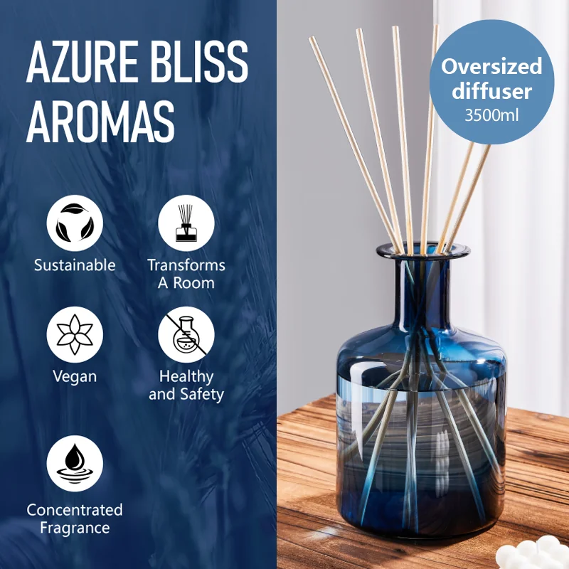 St Future Azure Bliss Aromas xxl reed diffuser Multifunction