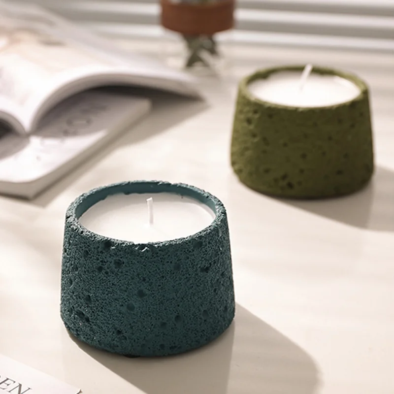 Concreto jar candles