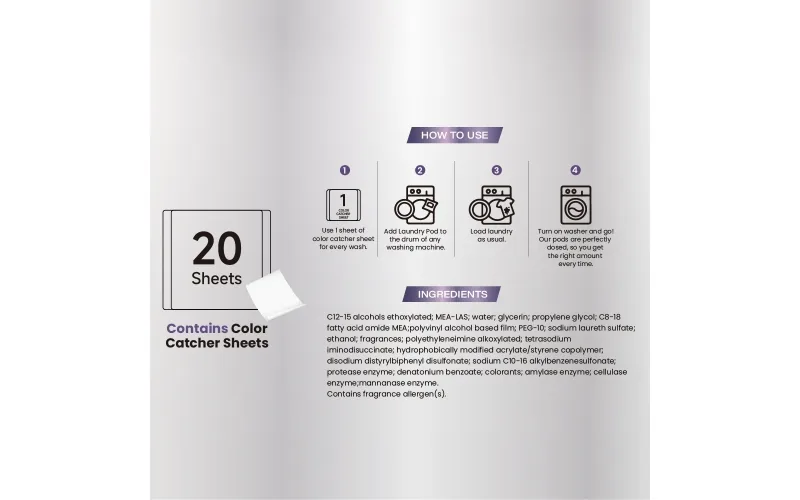 St Future 4 IN 1 LAUNDRY PODS Color Protection Formula 30 Capsules industrial 30 Capsules quotation OEM / ODM