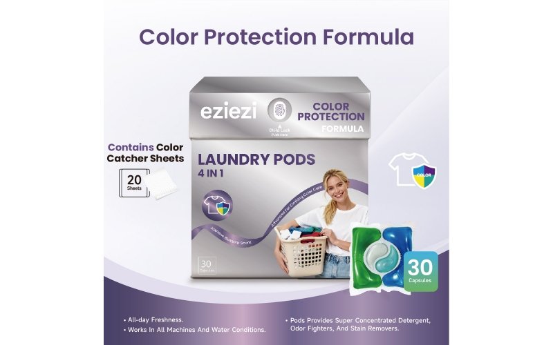 St Future 4 IN 1 LAUNDRY PODS Color Protection Formula 30 Capsules industrial 30 Capsules quotation OEM / ODM