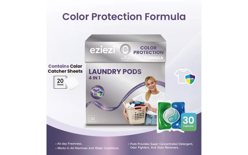 St Future 4 IN 1 LAUNDRY PODS Color Protection Formula 30 Capsules industrial 30 Capsules quotation OEM / ODM