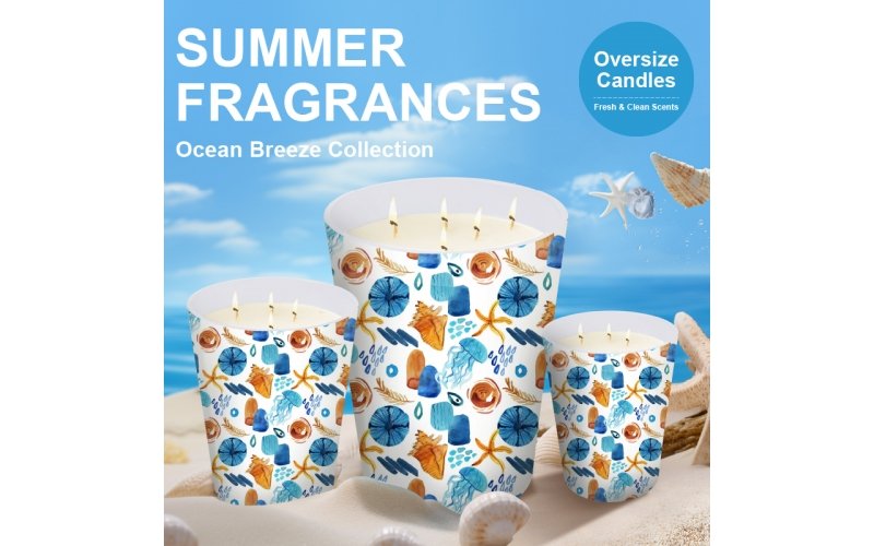 St Future SUMMER FRAGRANCES Oversized Large XXL Highly concentrated High-capacity candle