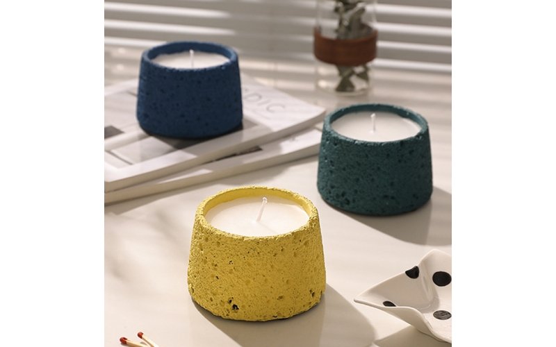 Concreto jar candles
