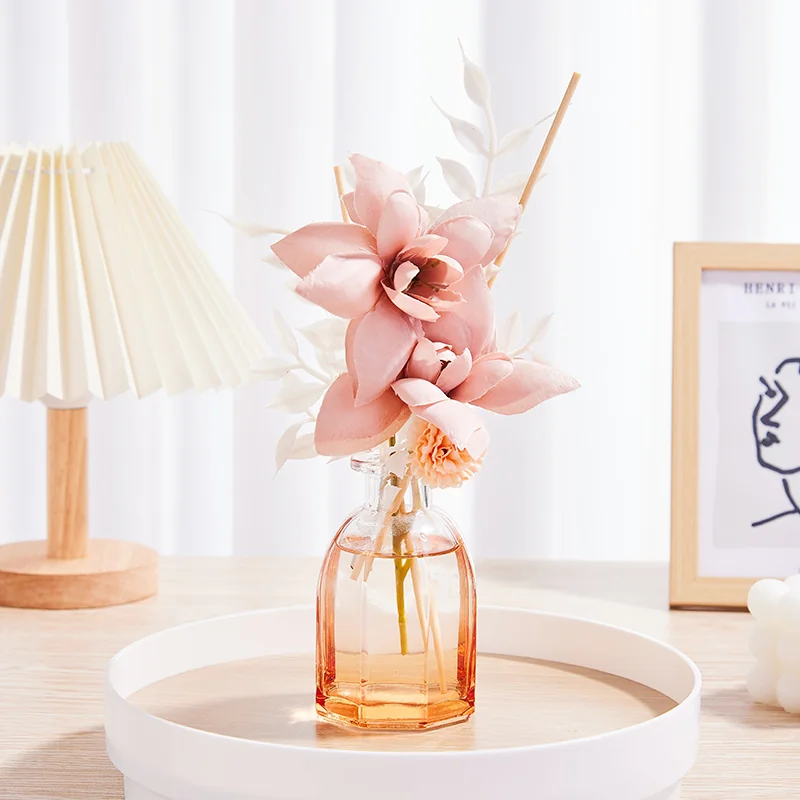Artificial flower reed diffuser