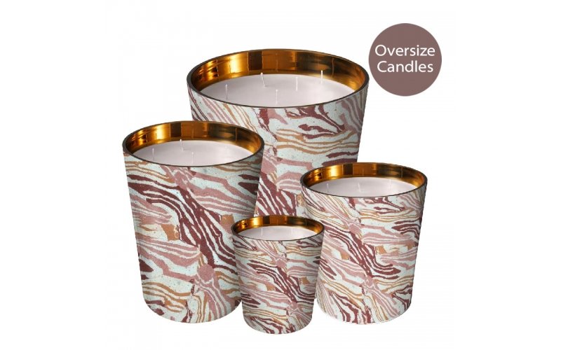 ST FUTURE, Solar Flare Supreme Scent Vessel - Molten Dunes Maxi Candle, OEM / ODM
