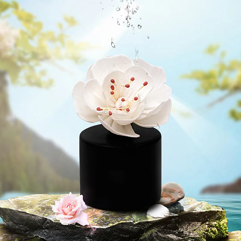 Flower reed diffuser set