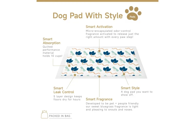 St Future Dog Pad With Style dog training pads puppy pee padsabsorbent dog pads leakproof pet pads disposable dog pee pads industrial quotation OEM/ODM