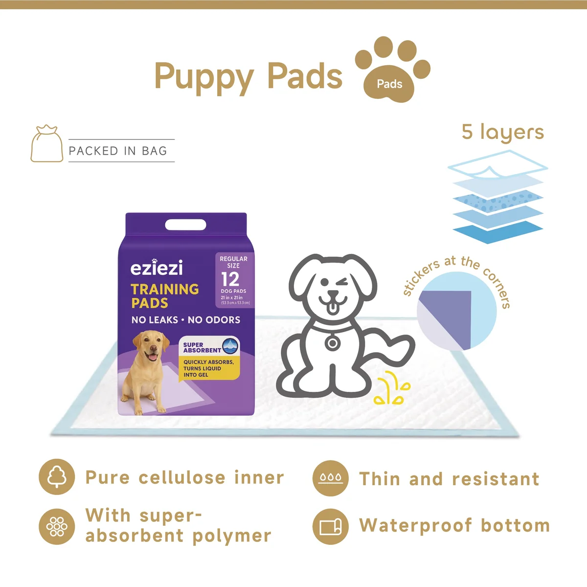 St Future Puppy Pads dog training pads puppy pee padsabsorbent dog pads leakproof pet pads disposable dog peepads industrial quotation OEM/ODM