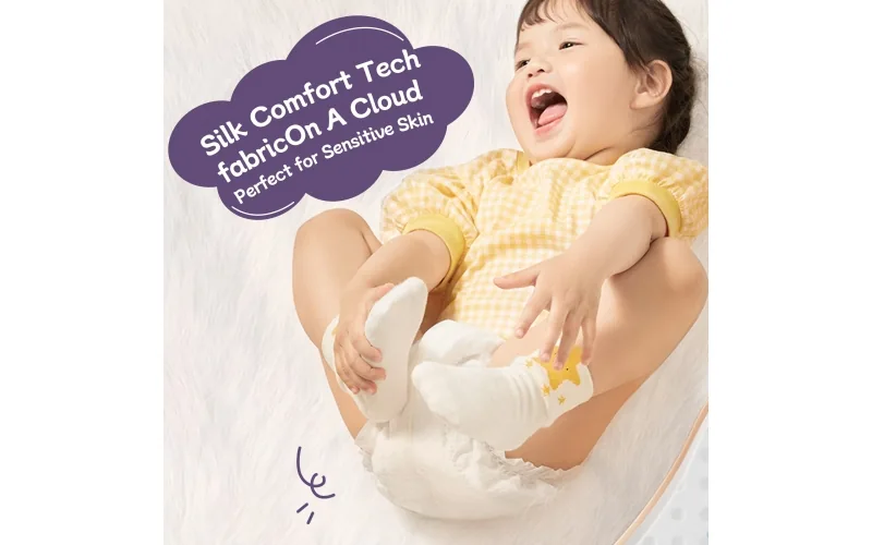 St Future Dryper Luxury Couture Baby Diapers Size 2 (4–8kg), 27 Count – Ultra Dry & Leak Protection, Hypoallergenic, Vegan, OEKO-TEX Certified, Day & Night Comfort production industrial FSC