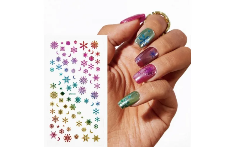 St Future Nail Art Sticker Flowers Fruit Butterflies 5D Embossed Letter Nail Art Nail Strips manufacturer factory supplier